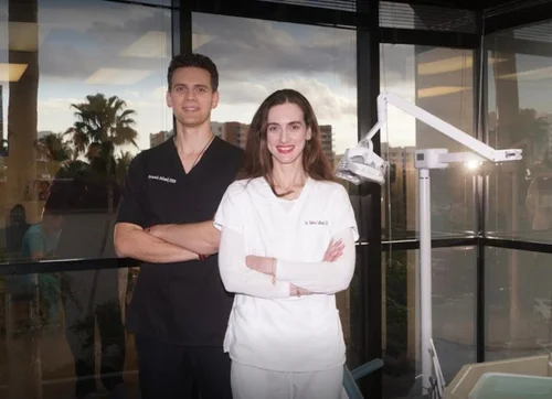 Dr. Fernando and Dr. Valeria Soltanik at their office